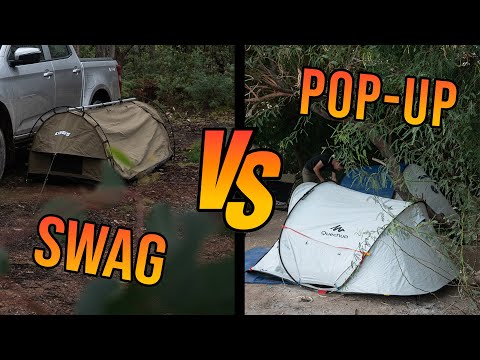 Swag vs Pop Up Tent | Which one would you choose?