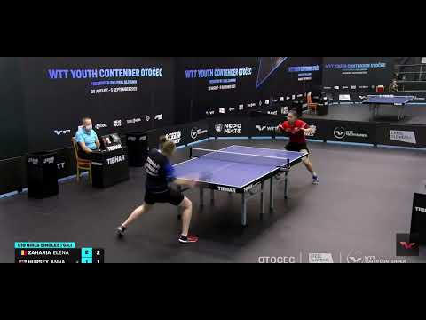 Otocec 2022, U19 Gr.1 - Elena Zaharia vs Anna Hursey