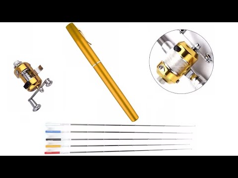 Мини удочка в виде ручки с катушкой и леской компактная Fish-Pen - фото 1 - id-p2917504359