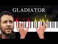 Gladiator - Now We Are Free - Piano Cover & Tutorial