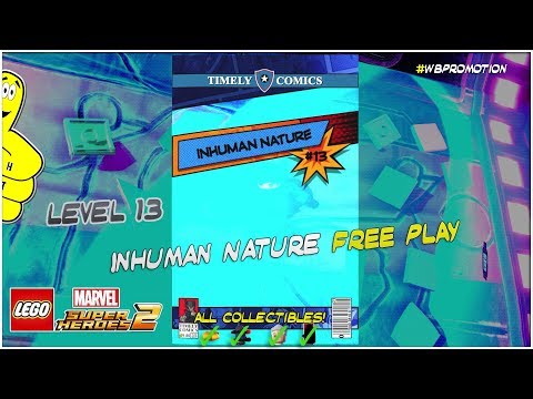 Lego Marvel Superheroes 2: Level 13 / Inhuman Nature FREE PLAY (All Collectibles) - HTG