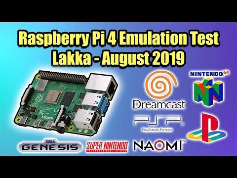 Raspberry Pi 4 Emulation Test Lakka N64 Dreamcast Psp Amp More August 2019