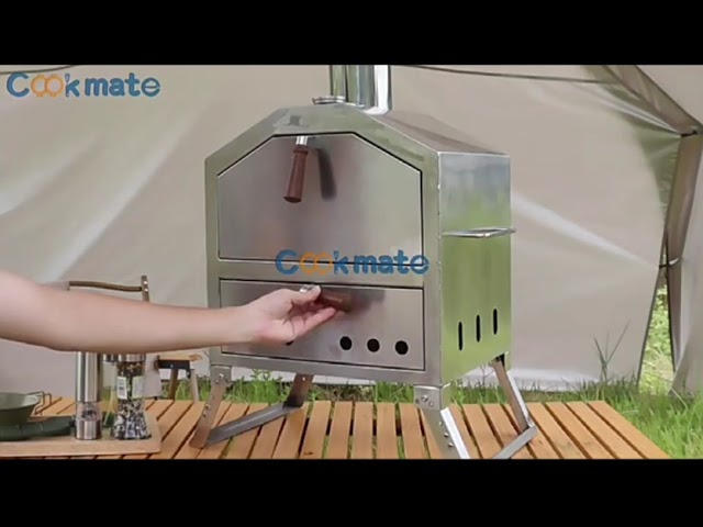 فرن بيتزا خارجي محمول متعدد الوظائف