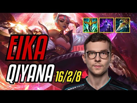 EIKA - QIYANA vs TWISTED FATE Mid - EUW Challenger - Patch 11.7
