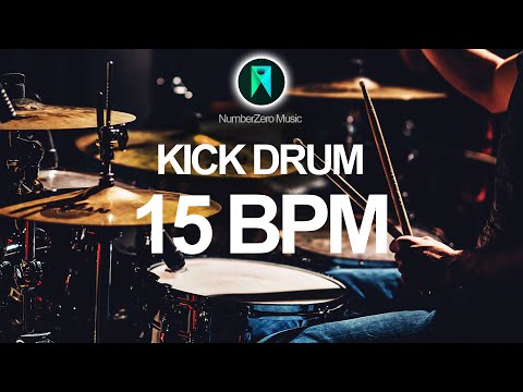 Kick Drum 4/4 Metronome - 15 BPM