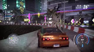 NFS Heat  180NX RUN#7　サーキットバトル　トルネード