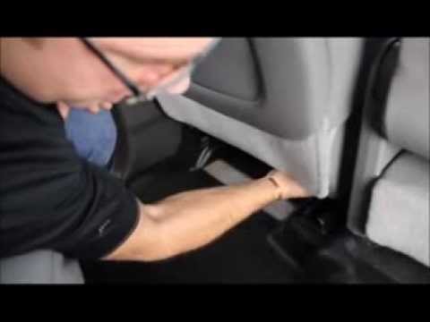 How to install seat covers for front row bucket seats