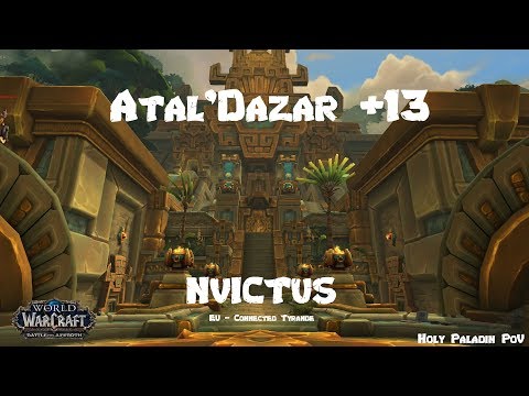 Nvictus | Atal'Dazar Mythic +13 on time - Paladin Holy PoV