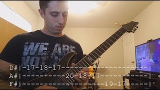 Ice Nine Kills-  The World in My Hands Guitar Cover (W/ Solo lesson + tabs)
