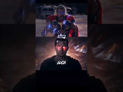 Thor vs Superman | Cold Lie - Scythermane & LXNGVX (Slowed + Reverb) | #shorts #edit