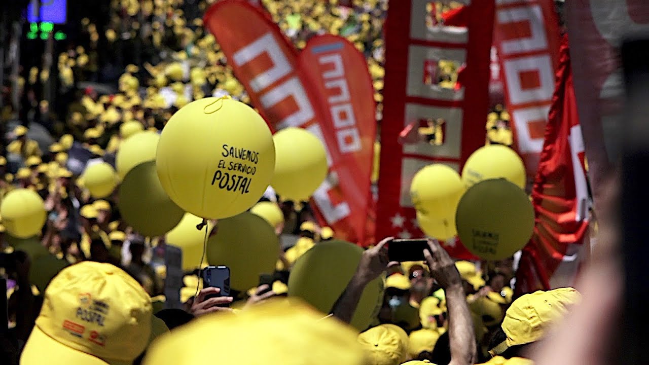 📣 Manifestación de Correos #SalvemosElServicioPostal