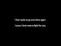 Fly in the Sky - Karen lyrics 