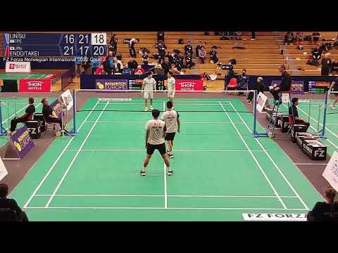 Match point - Lin / Su vs Endo / Takei - MD, SF - Norwegian Int. 2022