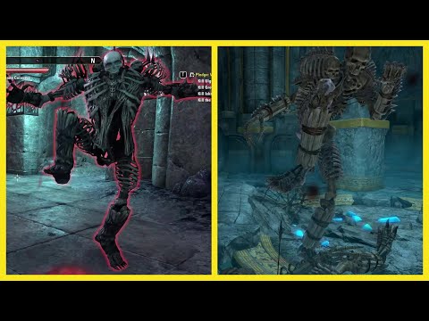 Bone Colossus in Skyrim Anniversary Edition vs Bone Colossus in Elder Scrolls Online