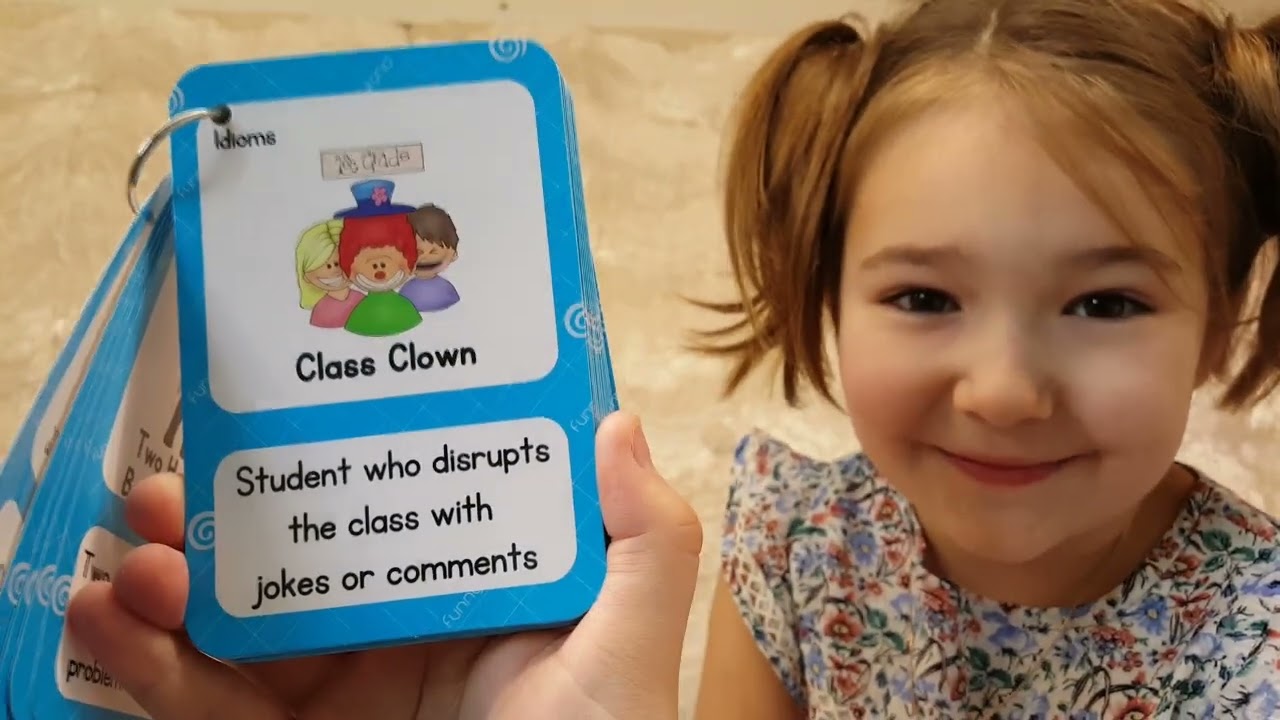 5yo Bella loves learning idioms - YouTube video featuring the word moon