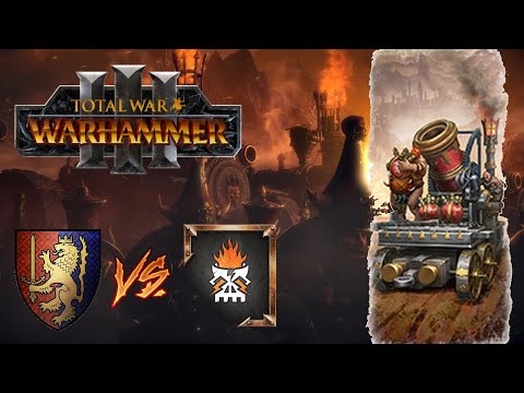 Dreaded DREADQUAKE | Chaos Dwarfs vs Bretonnia - Total War Warhammer 3