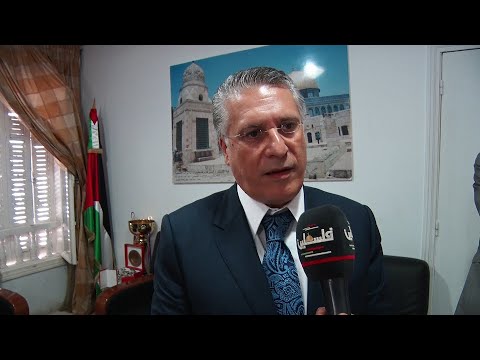 القروي حزب قلب تونس يقف بقوة مع مبادرة الرئيس محمود عباس