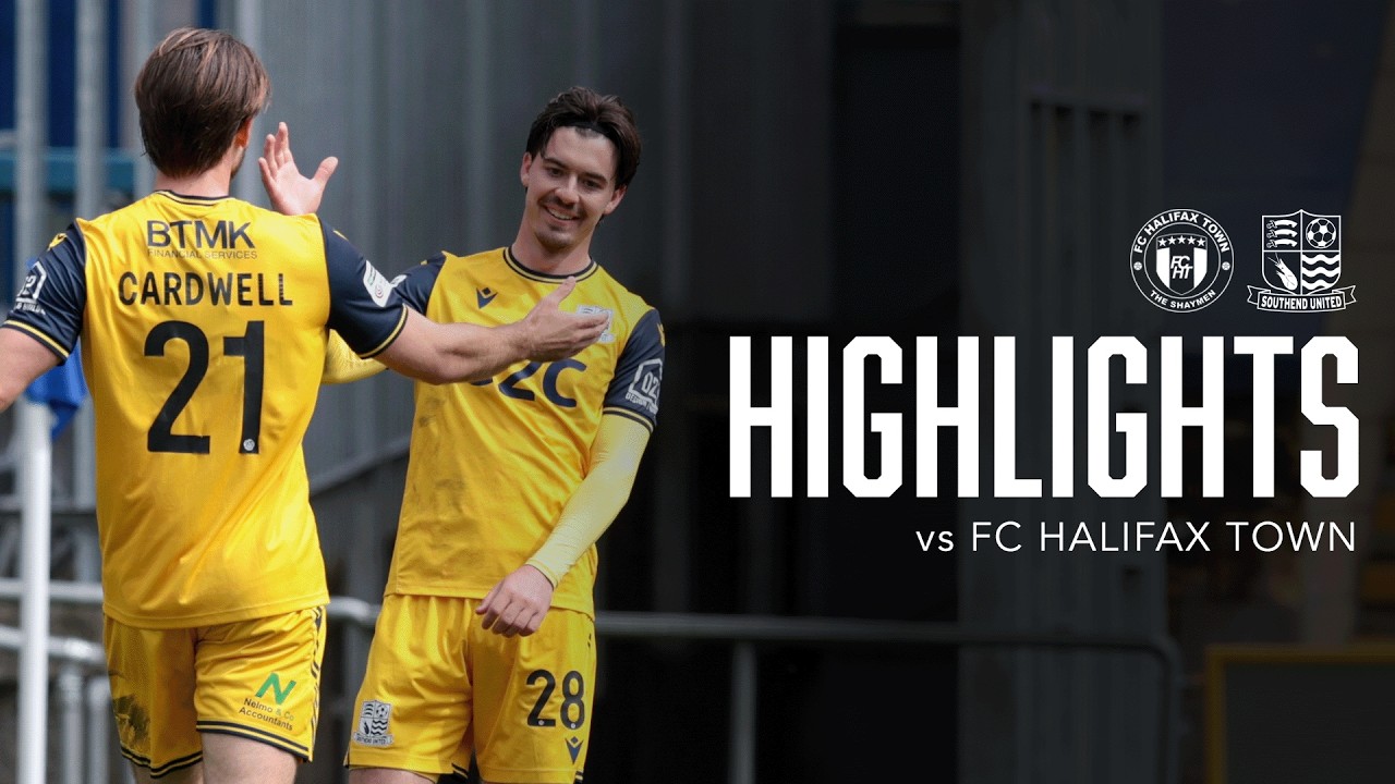 Halifax Town vs Southend United Highlights
