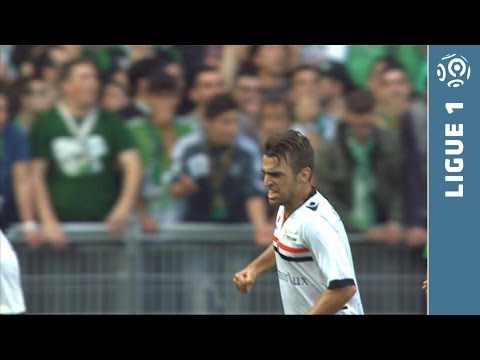 But Yann JOUFFRE (38') - AS Saint-Etienne - FC Lorient (3-2 - 2013/2014
