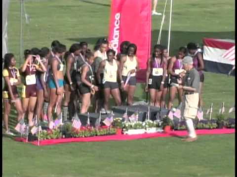 Girls 800m Sprint Medley Awards - New Balance Outdoor Nationals 2011