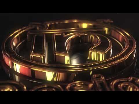 luxury gold  intro 3d video