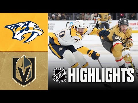 Predators vs. Golden Knights | NHL Highlights | December 31, 2025