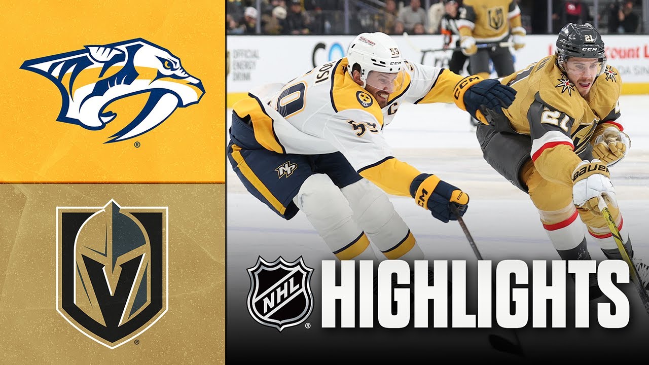 Predators vs. Golden Knights | NHL Highlights | December 31, 2025