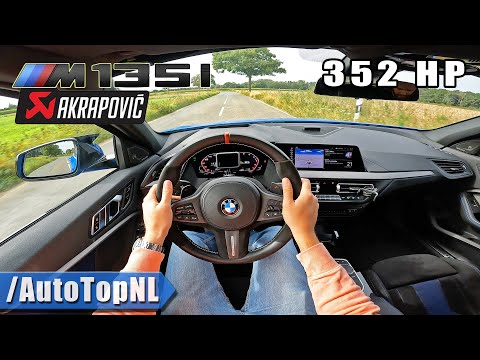352HP BMW M135i F40 *AKRAPOVIC* POV Test Drive by AutoTopNL