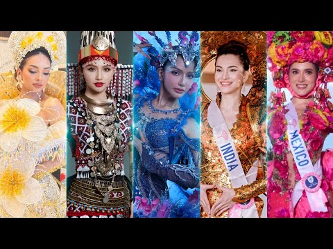 Miss International 2025  - TOP 16 BEST NATIONAL COSTUMES 👑💫❤️
