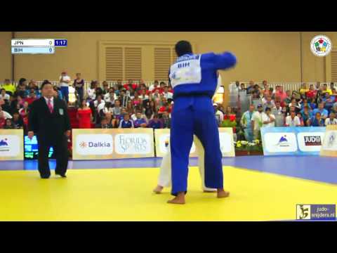 Judo 2013 Wold Championship Miami Cadets: Ota (JPN) - Sadikovic (BIH) [+90kg] final