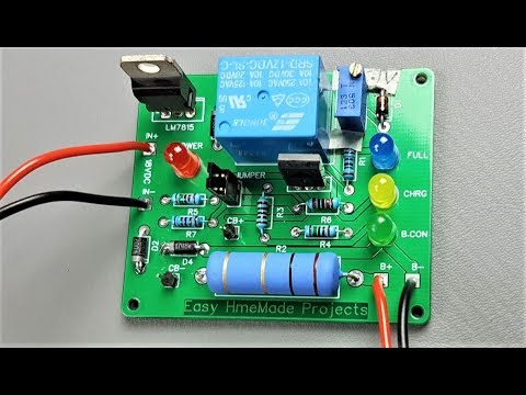 How to make automatic 12v lead acid battery charger circuit ...