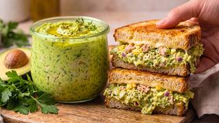 High Protein Tuna Avocado Spread for Breakfast | Quick & Easy Breakfast for Work