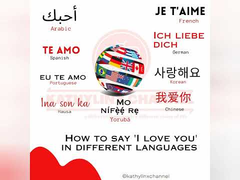 HOW TO SAY 'I LOVE YOU' IN DIFFERENT LANGUAGES with Mariam Mumuney