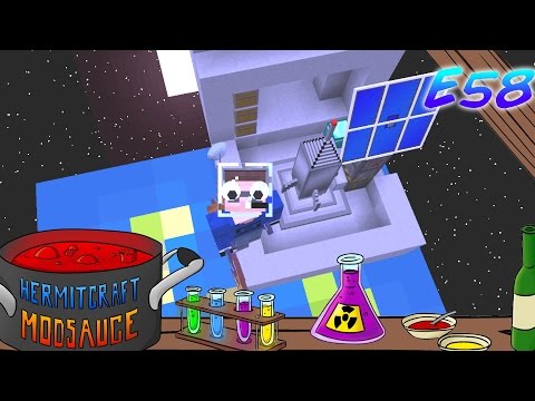 Minecraft Mods - ModSauce - ROCKET LAUNCH! ( Hermitcraft Modded Galacticraft E58 )