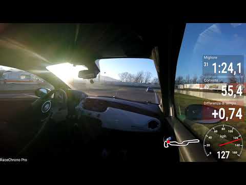 Autodromo di Varano 09/12/2018 - 500 Abarth on board - Best lap 1.23.9