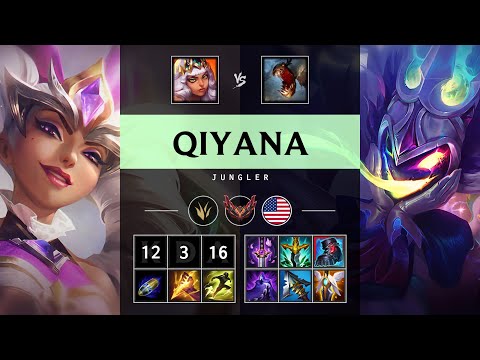 Qiyana Jungle vs Fiddlesticks - NA Grandmaster Patch 25.19