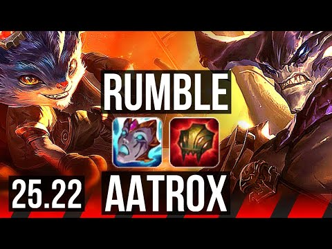 RUMBLE vs AATROX (TOP) | 9/1/5, Dominating | EUW Grandmaster | 25.22