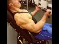 Seated Cable Curls - a Great Biceps Finisher by Muscle Model & Lifetime Natural Yasen Georgiev