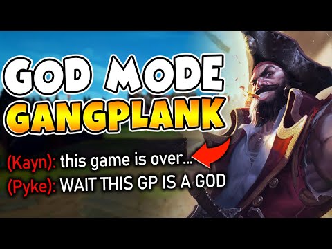 When the rank 1 gangplank goes 1v9 GOD-MODE to carry an impossible game (CHALLENGER ELO)