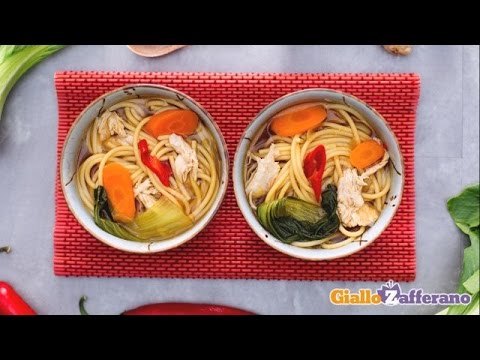 Vermicelli in zuppa orientale