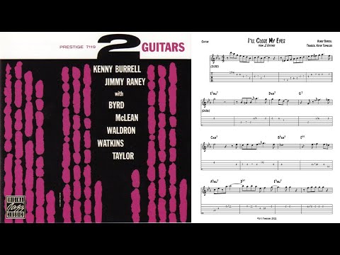 "I'll Close My Eyes" - Kenny Burrell (Jazz Guitar Transcription)