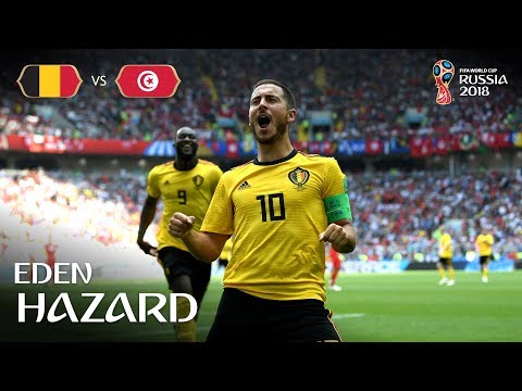 Eden HAZARD Goal 2 - Belgium v Tunisia - MATCH 29