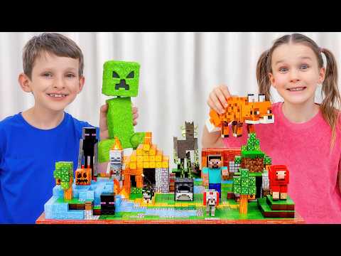 Stephi ve Alex Evde Saklanan Tüm Minecraft Moblarını Bulabilecek mi? ⛏️🔍