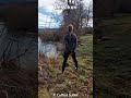 Woman Handcuffed And Ankle Cuffed At A Lake Frau Mit Hand Und Fusschellen Am Greifensee