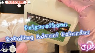 Resin Project - Reindeer & Sleigh Advent Calendar using Polyurethane🛷