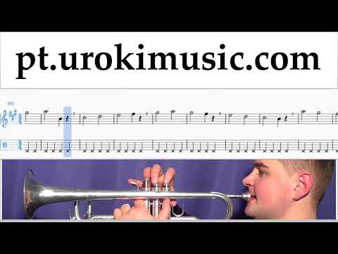 Tutorial de Trompeta Mariah Carey - All I Want For Christmas Is You Tablatura Parte#1 exercitando