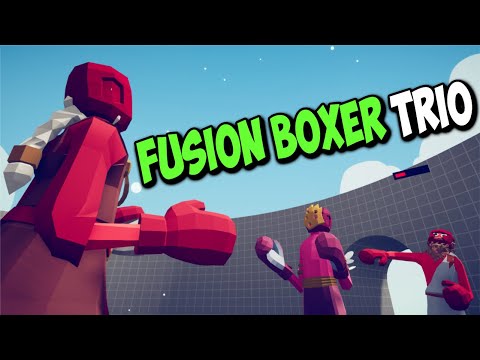 Fusion Boxer Trio vs Custom Units - Totally Accurate Battle Simulator TABS