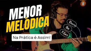 Não pense em ESCALAS. Esses 4 arpejos RESOLVEM a Menor Melódica