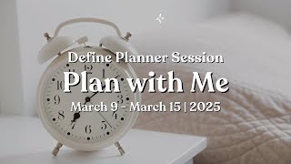 Daylight Savings Plan With Me | Adjusting Your Planner for Spring | Define Planner Setup