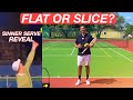 Where to hit Flat & Slice Tennis Serves + Sinner Serve Reveal